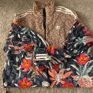 Adidas Originals x HER Studio London Leopard & Floral Track Jacket – Women’s XL
